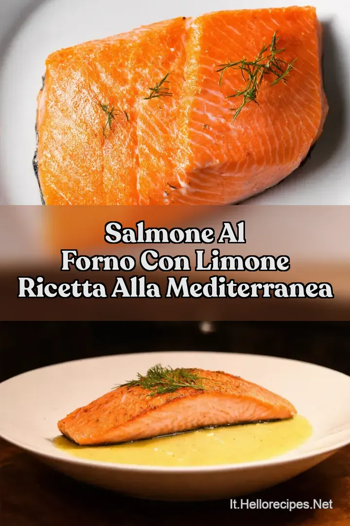 Salmone al Forno con Limone Ricetta alla Mediterranea
