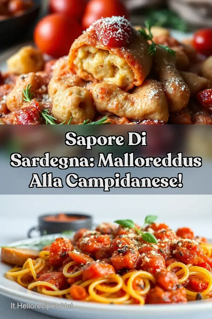 Sapore di Sardegna: Malloreddus alla Campidanese!