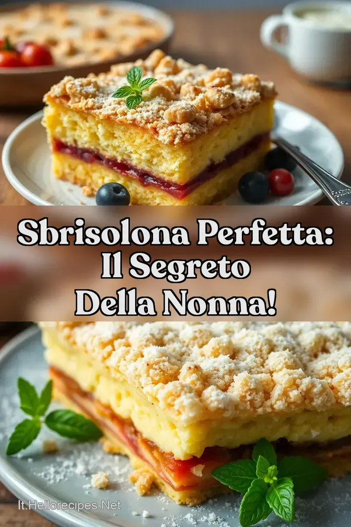 Sbrisolona Perfetta: Il Segreto della Nonna!