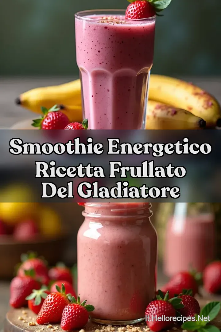 Smoothie Energetico Ricetta Frullato Del Gladiatore