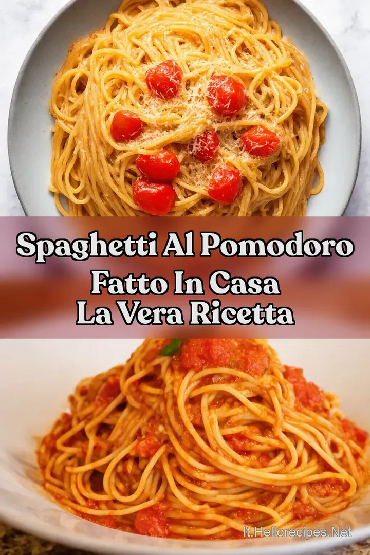 Spaghetti al Pomodoro Fatto in Casa La Vera Ricetta