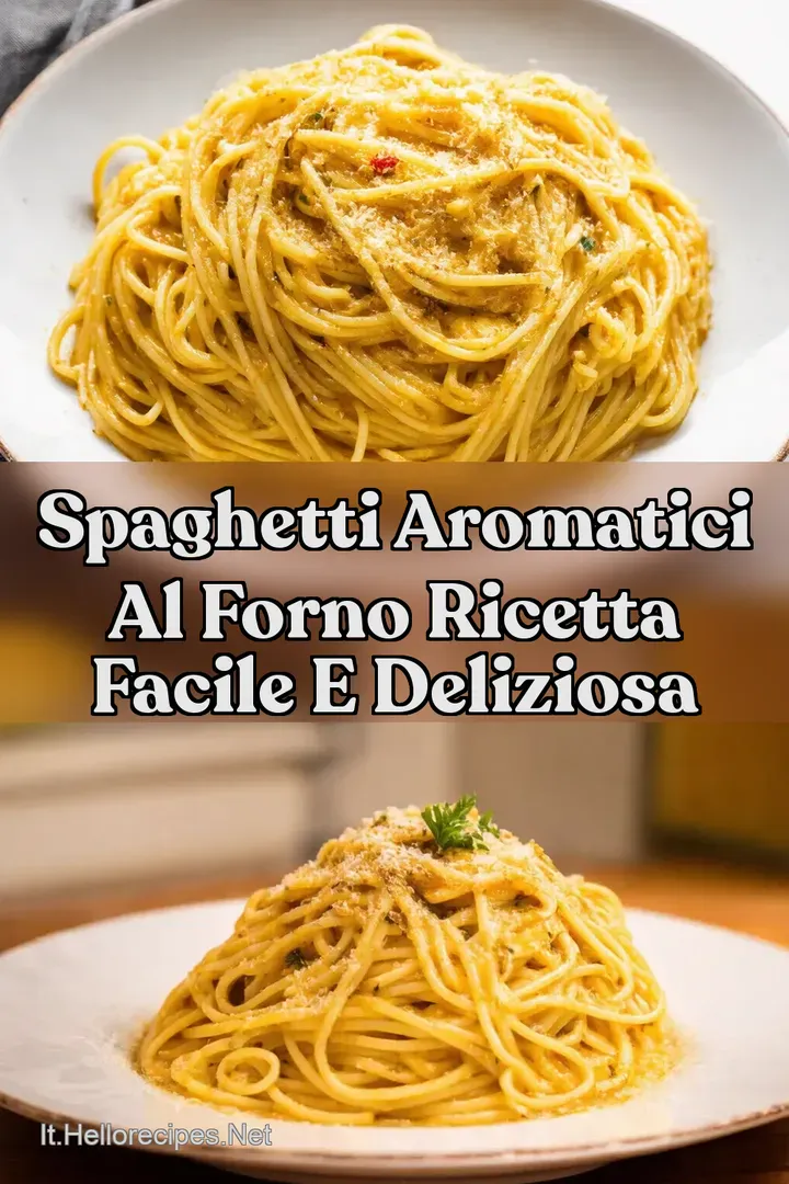 Spaghetti aromatici al forno Ricetta Facile e Deliziosa