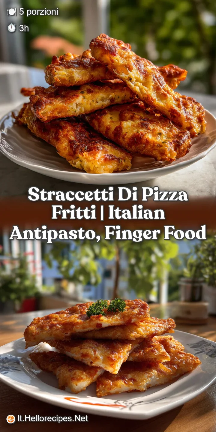 Straccetti di pizza fritti | Italian Antipasto Finger Food