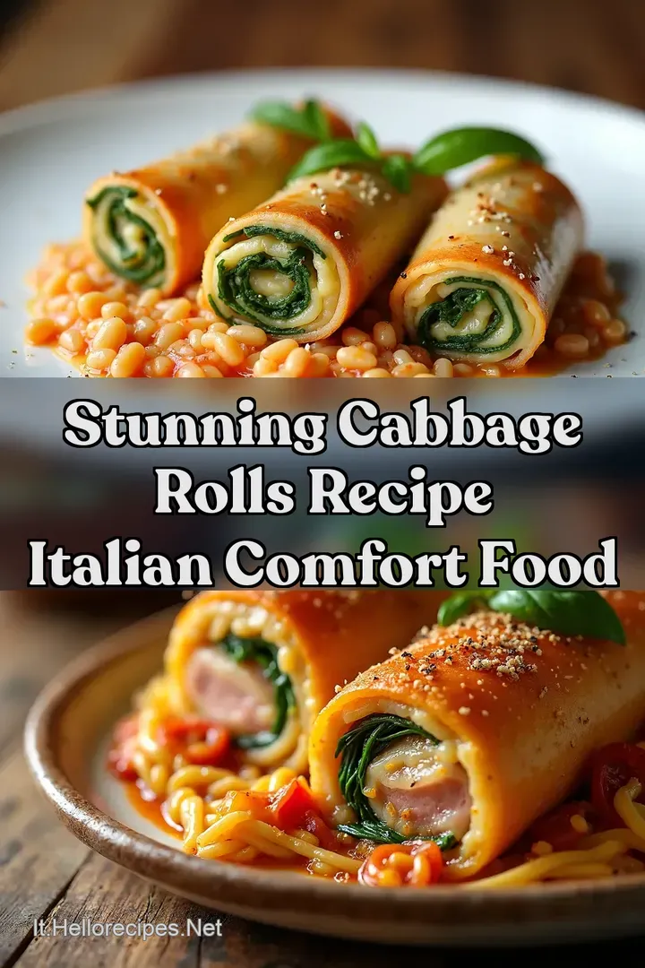 Stunning Cabbage Rolls Recipe Italian Comfort Food