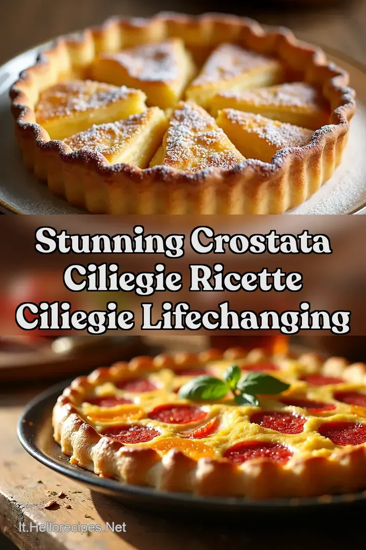 Stunning Crostata Ciliegie Ricette Ciliegie LifeChanging