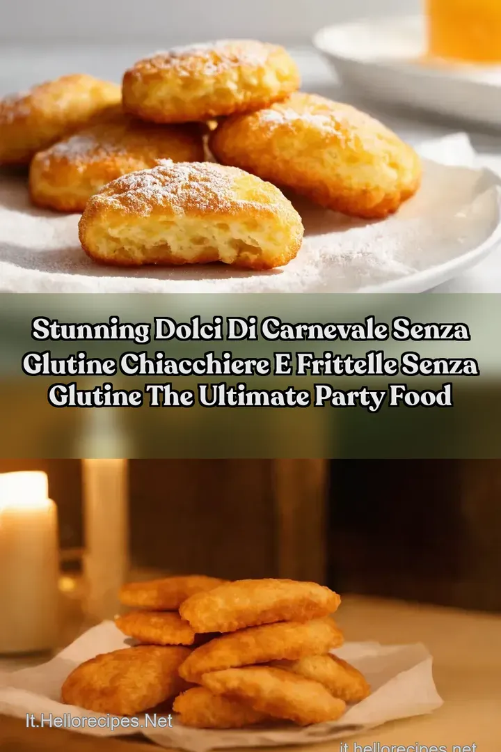 Stunning Dolci di Carnevale senza glutine Chiacchiere e frittelle senza glutine The Ultimate Party Food