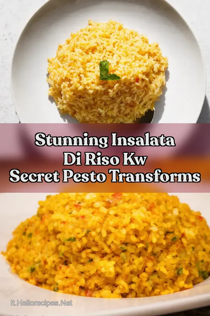 Stunning Insalata di Riso kw Secret Pesto Transforms