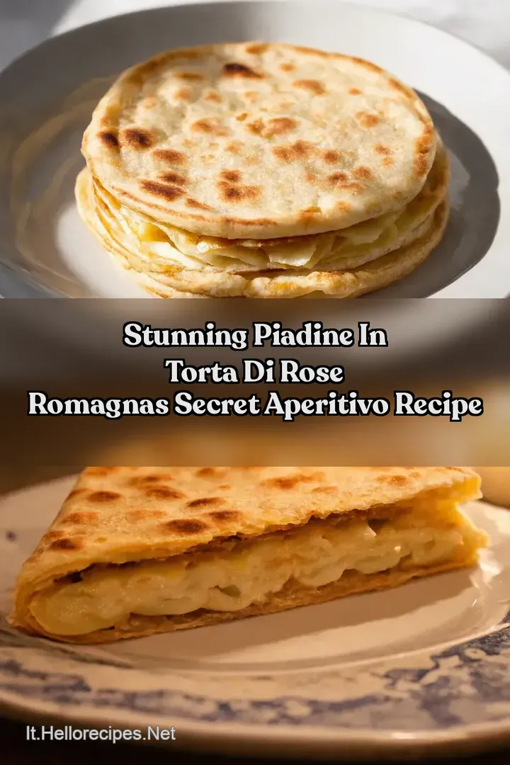 Stunning Piadine in torta di rose Romagnas Secret Aperitivo Recipe
