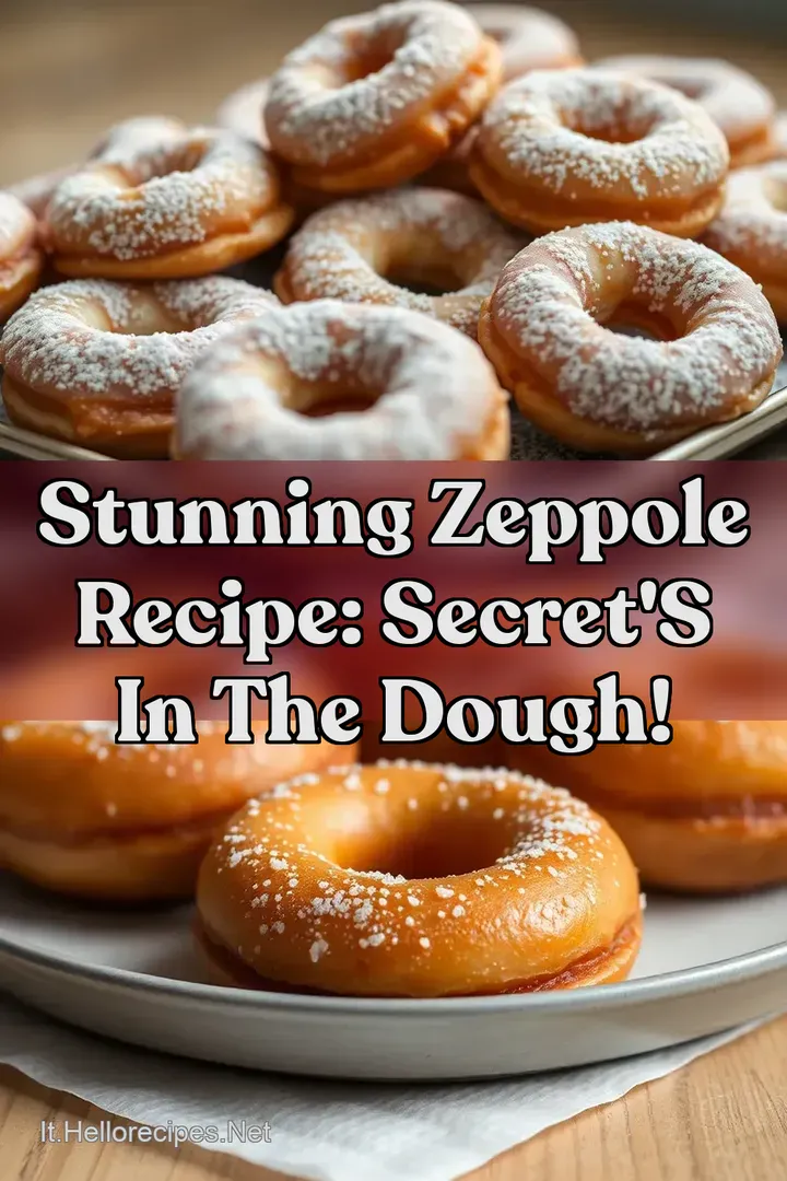 Stunning Zeppole Recipe: Secret s in the Dough!