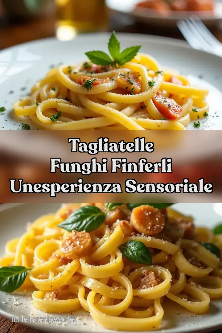 Tagliatelle Funghi Finferli UnEsperienza Sensoriale