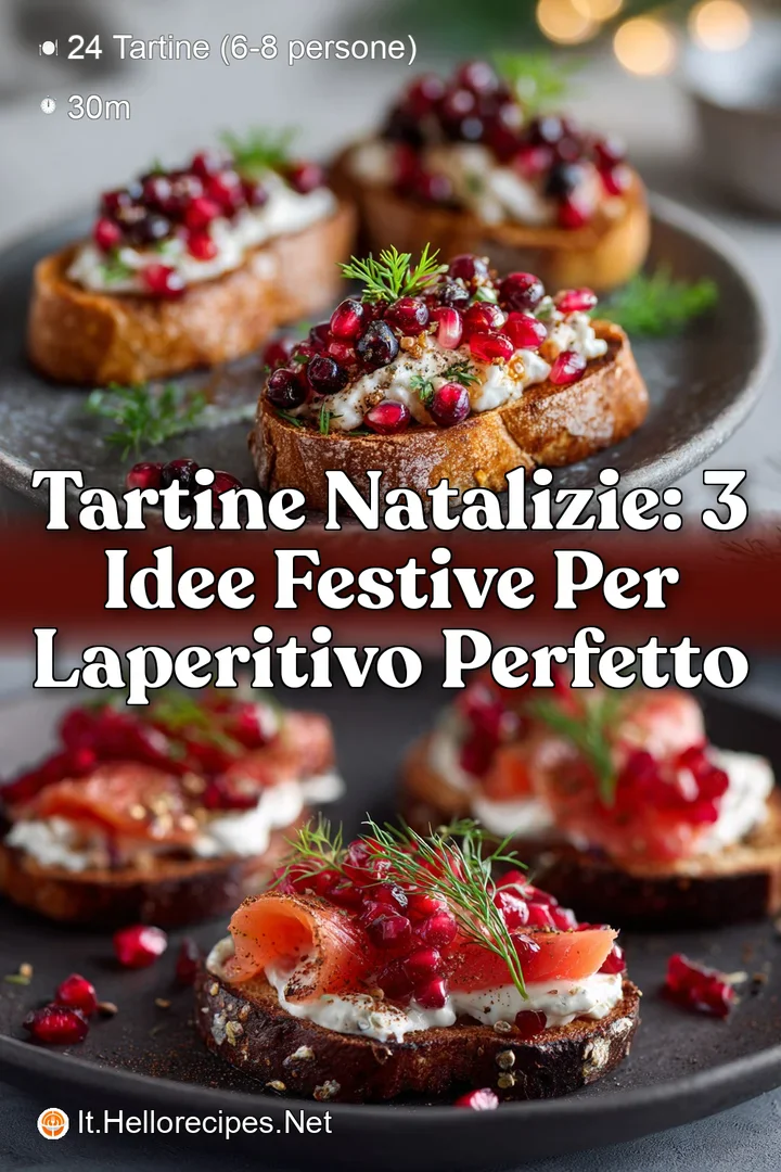 Tartine natalizie: 3 Idee Festive per lAperitivo Perfetto