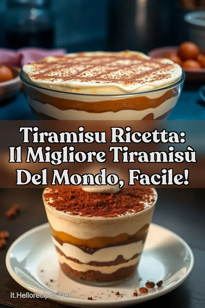 Tiramisu Ricetta: Il Migliore Tiramis&ugrave; del Mondo Facile!