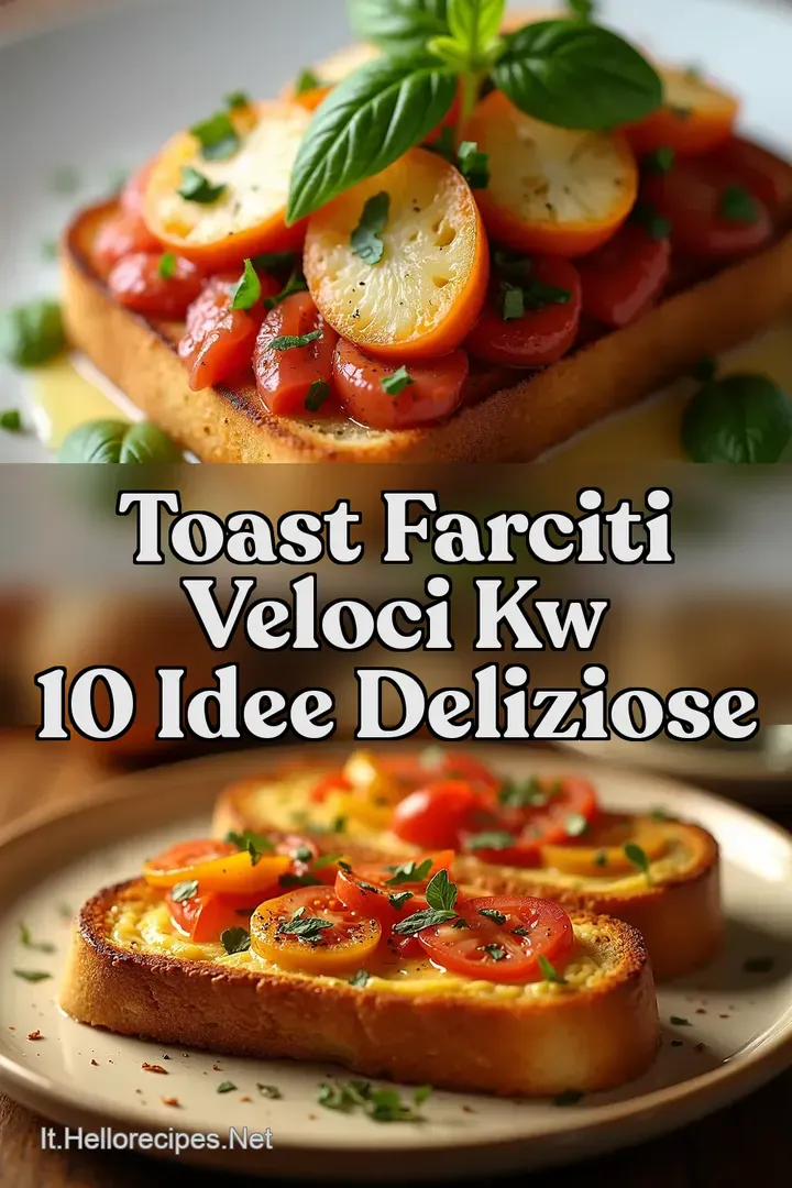 Toast Farciti Veloci kw 10 Idee Deliziose