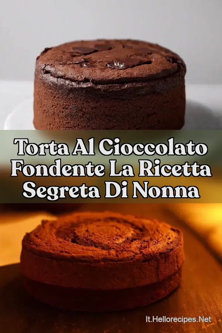 Torta al Cioccolato Fondente La Ricetta Segreta di Nonna