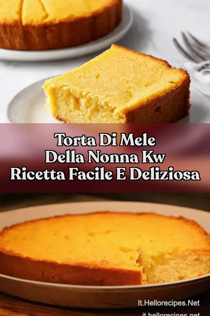 Torta di Mele Della Nonna kw Ricetta Facile e Deliziosa