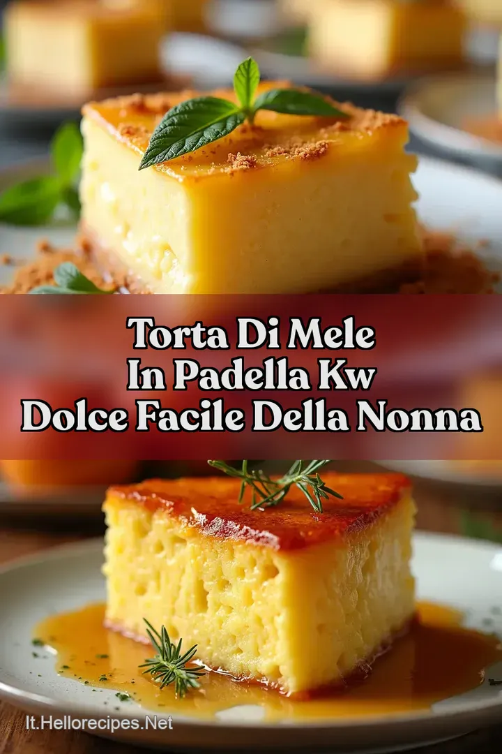 Torta di Mele in Padella kw Dolce Facile Della Nonna