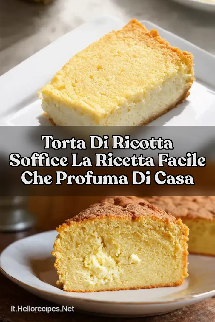 Torta di Ricotta Soffice La Ricetta Facile che Profuma di Casa