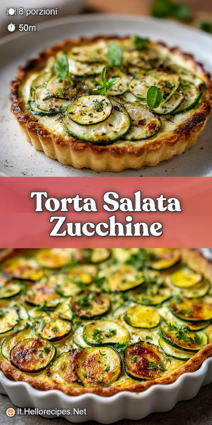 Close-up reveals a tender zucchini and ricotta filling within a golden, flaky crust, promising a delicious and satisfying ...