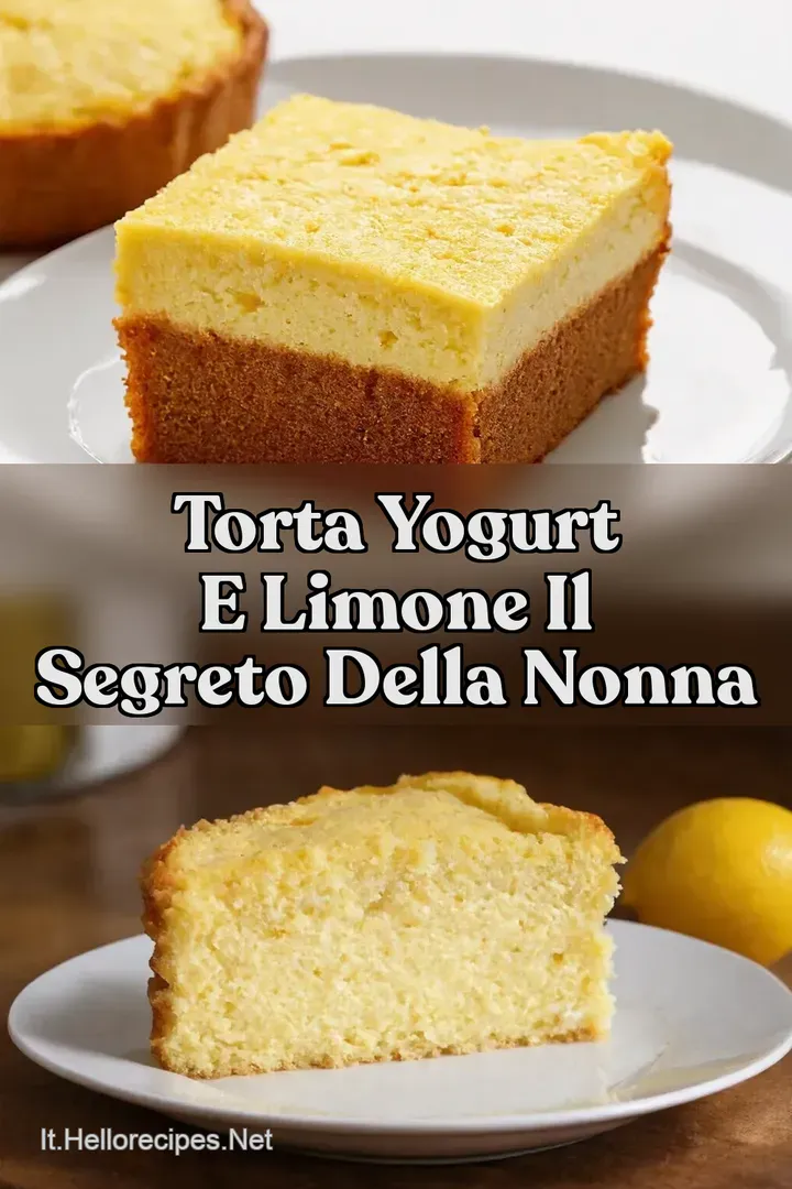Torta Yogurt e Limone Il Segreto Della Nonna