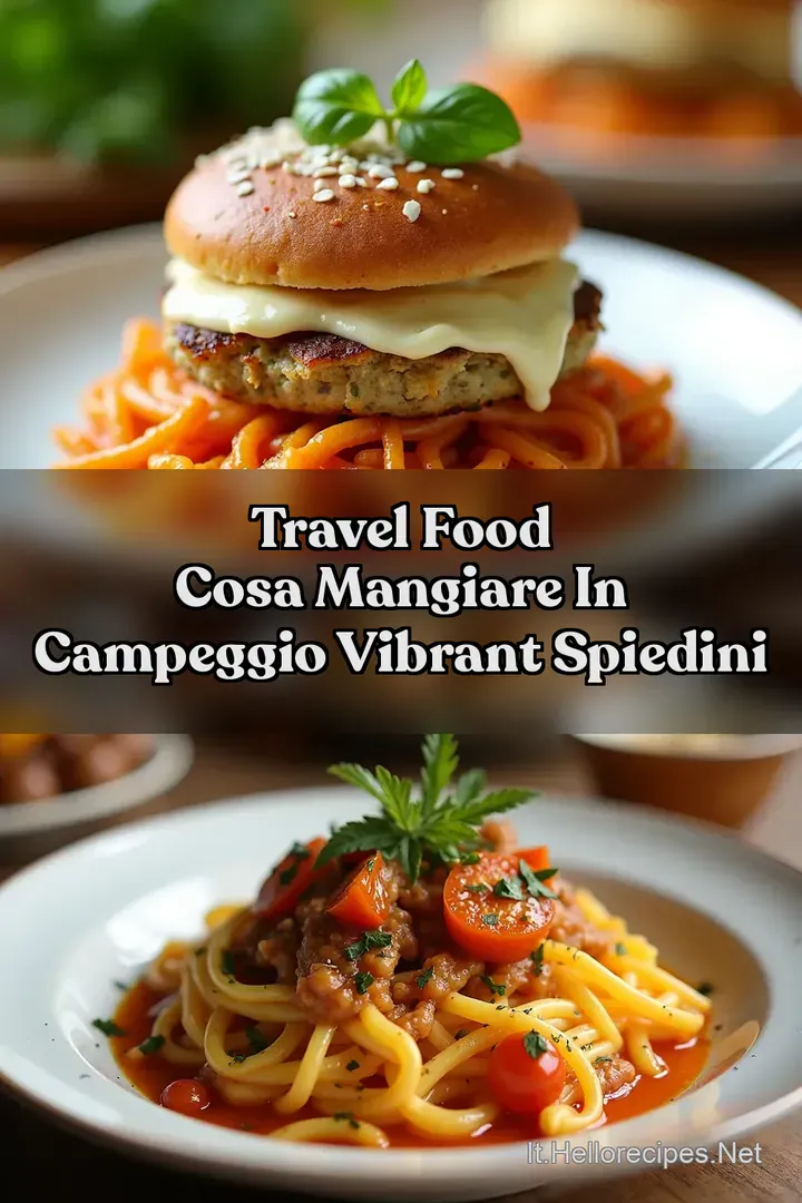 Travel Food Cosa Mangiare in Campeggio Vibrant Spiedini