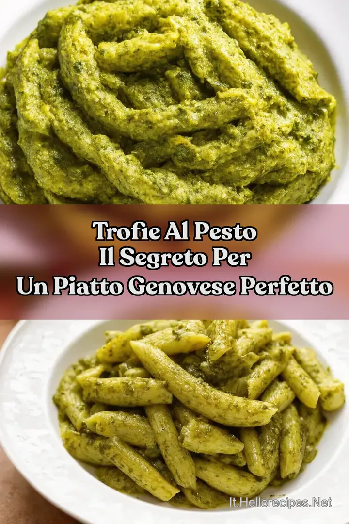 Trofie al Pesto Il Segreto per un Piatto Genovese Perfetto