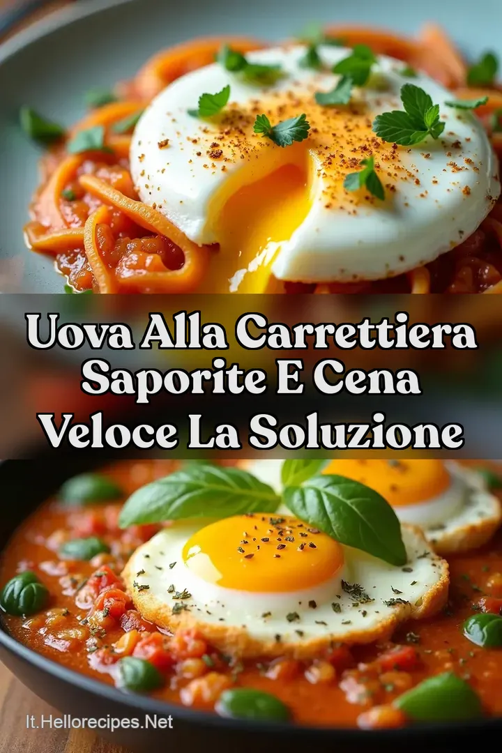Uova alla Carrettiera Saporite e Cena Veloce La Soluzione