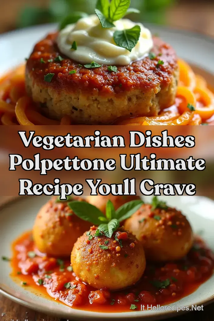 Vegetarian Dishes Polpettone Ultimate Recipe Youll Crave