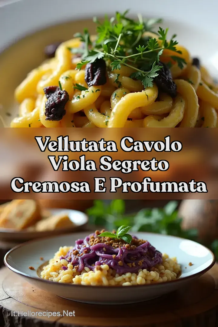 Vellutata Cavolo Viola Segreto Cremosa e Profumata