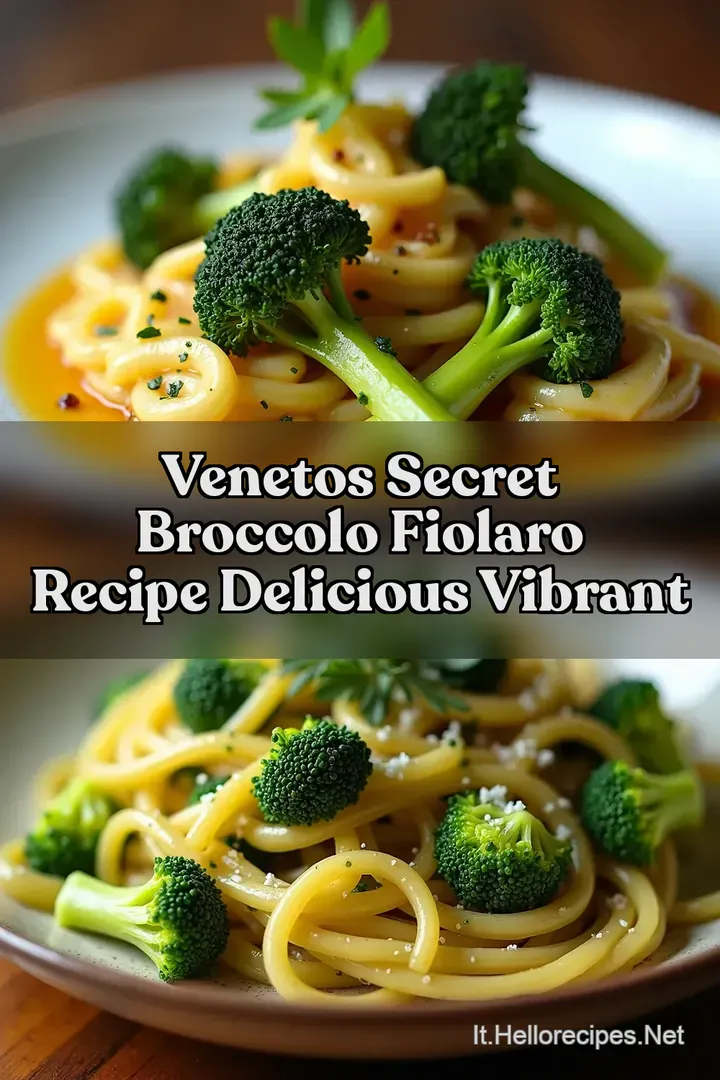 Venetos Secret Broccolo Fiolaro Recipe Delicious Vibrant