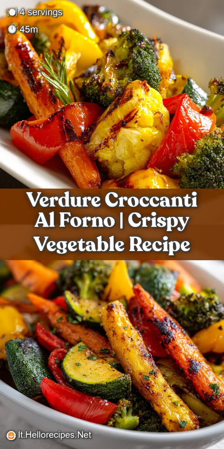 Extreme close-up of glistening, caramelized roasted carrots and peppers with a crispy, golden-brown texture.