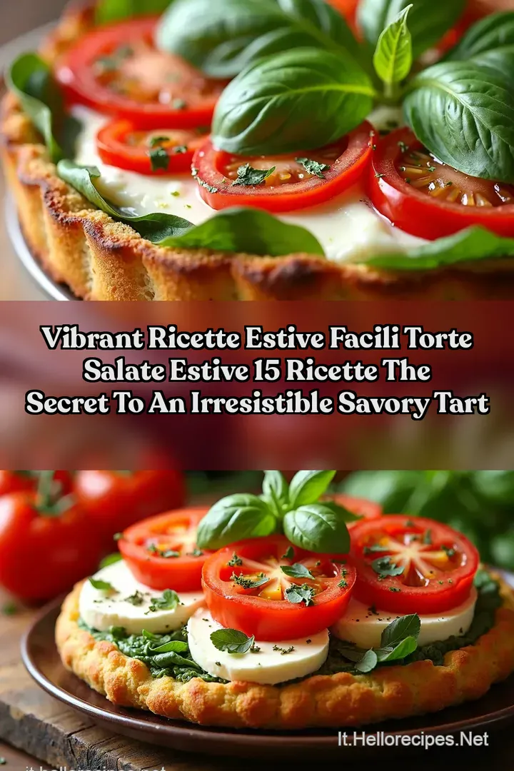 Vibrant Ricette estive facili Torte salate estive 15 ricette The Secret to an Irresistible Savory Tart