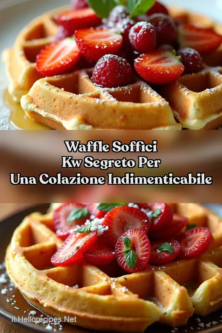 Waffle Soffici kw Segreto per una Colazione Indimenticabile