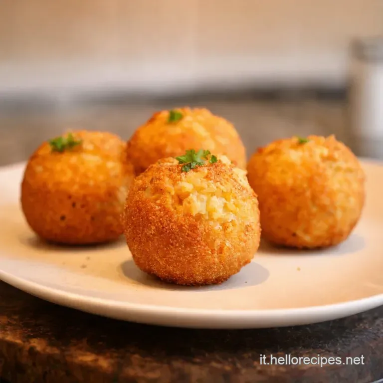 Arancini Di Riso Sicilian Sunshine in Every Bite presentation