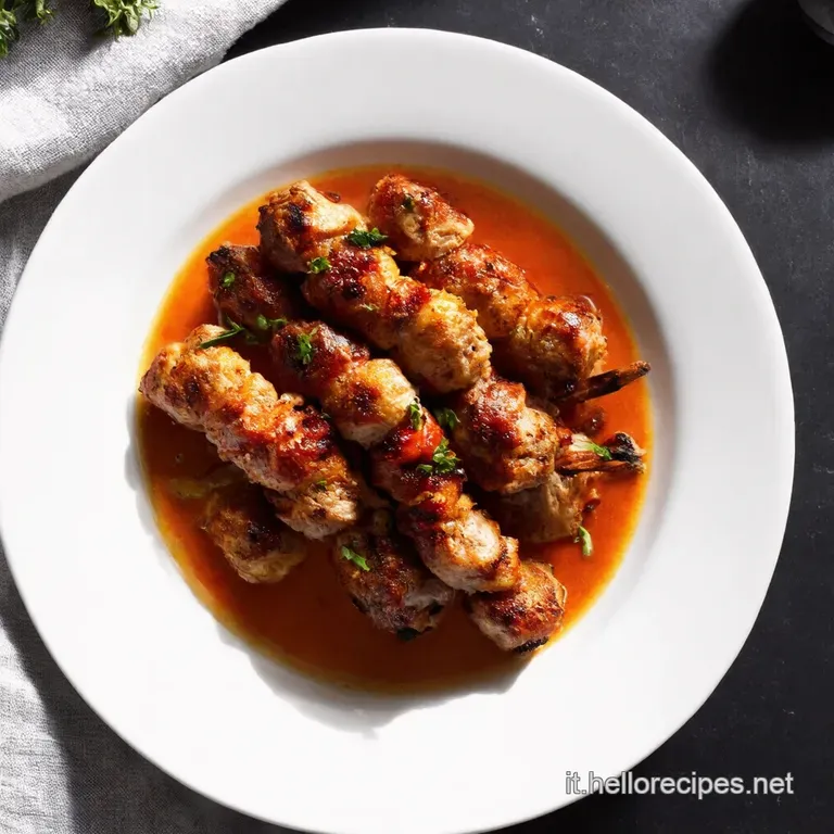 Arrosticini Marinati alla Menta e Limone