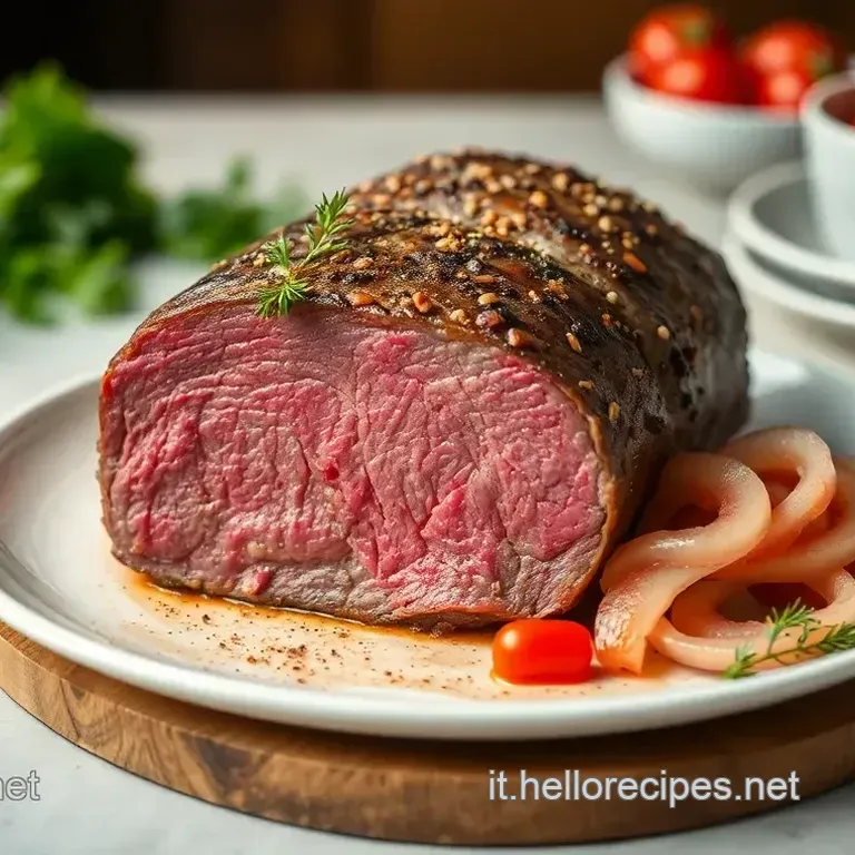 Arrosto della Domenica: Manzo Succulento come vuole la Tradizione