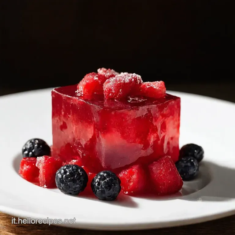 Aspic ai Frutti di Bosco Un Gioiello di Freschezza