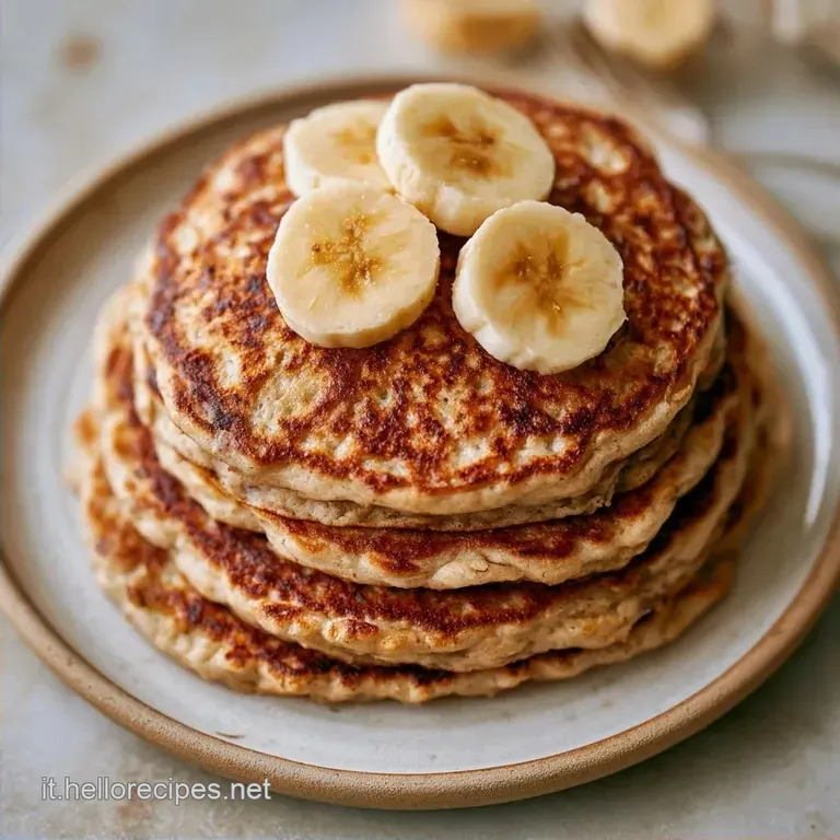 Banana Pancake Sani con Farina d Avena