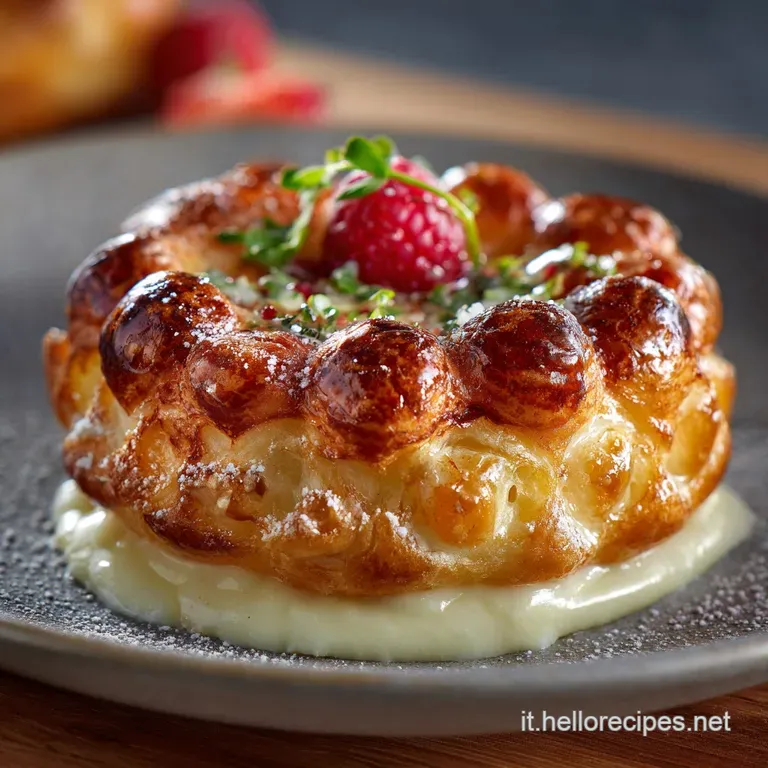 Bign&egrave; Craquelin Perfetti LIncontro Divino tra Croccantezza e Crema Pasticcera