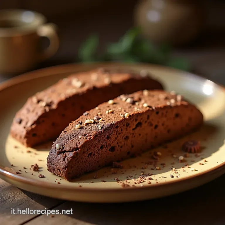 Biscotti Doppia Intensit&agrave; Morbidi Al Cacao Croccanti Al Cioccolato Fondente presentation