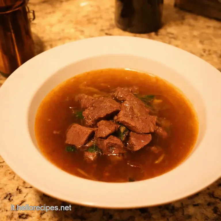 Brodo Di Carne Della Nonna Rielaborato Dallo Chef presentation