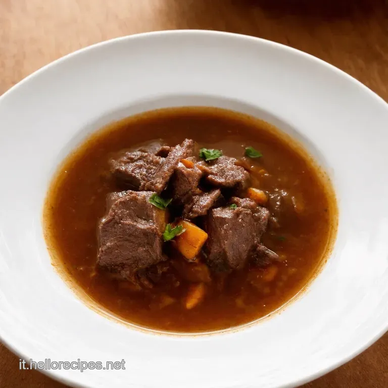 Brodo di Carne della Nonna Un Elixir di Benessere
