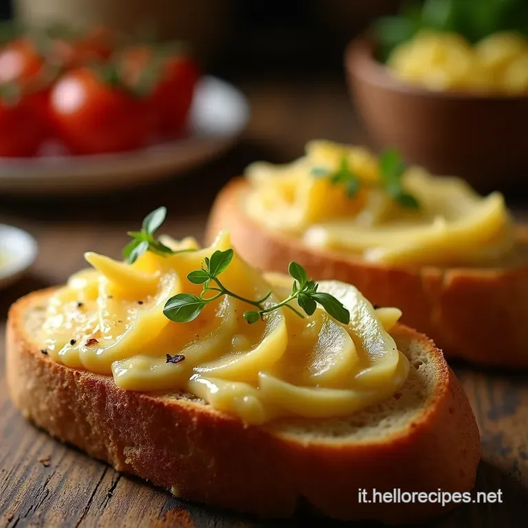 Bruschette Semplici Ma Divine Croccantezza E Lardo Aromatico presentation