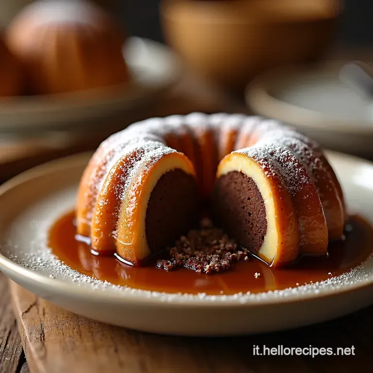 Budino Al Cioccolato Della Nonna presentation