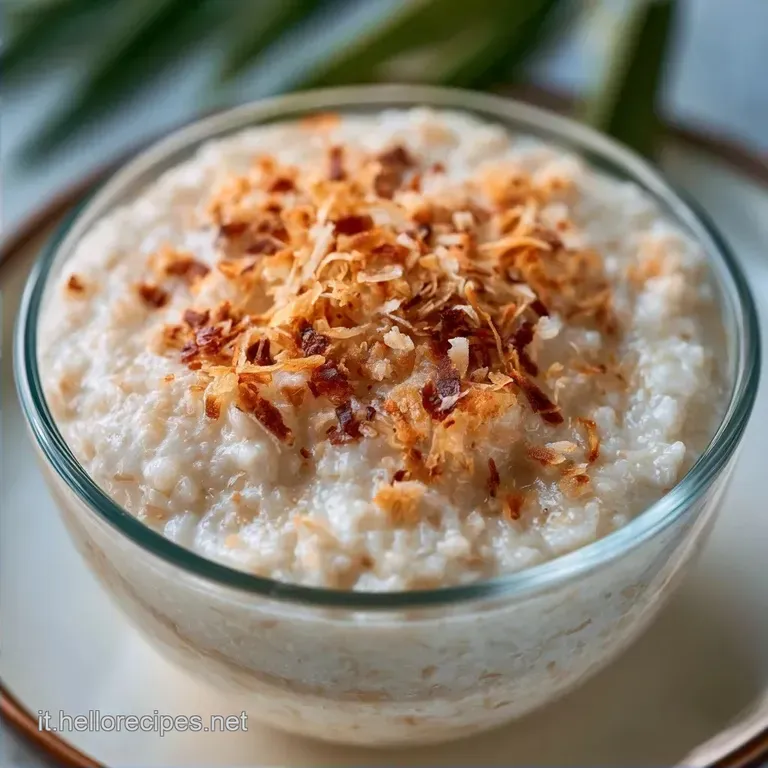 Budino Di Cocco Hawaiano con Latte di Cocco