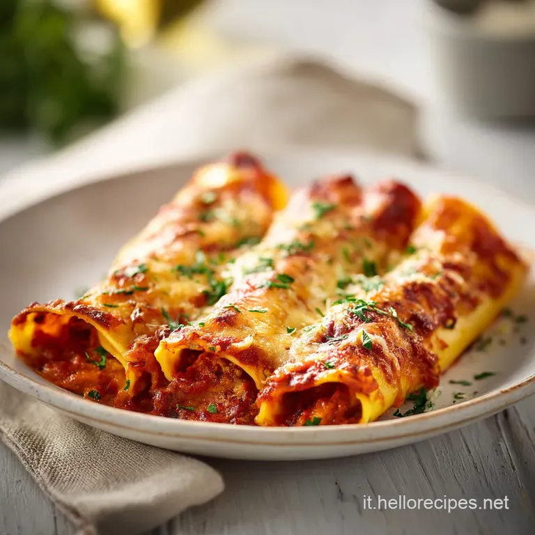 Cannelloni Ripieni con Carne: Ricetta Tradizionale