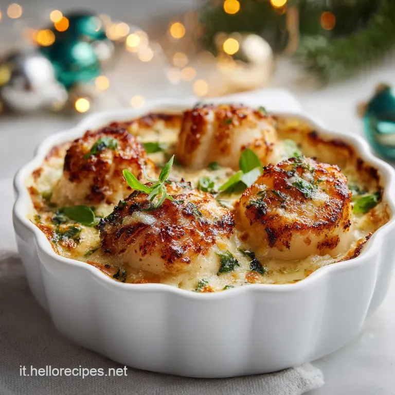 Antipasto Gourmet di Natale con Capesante