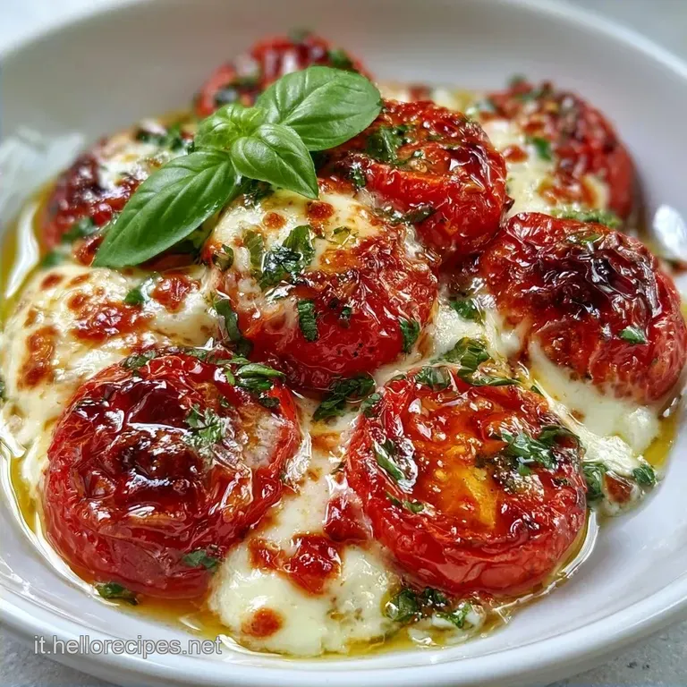 Caprese Calda al Forno: Mozzarella e Pomodori