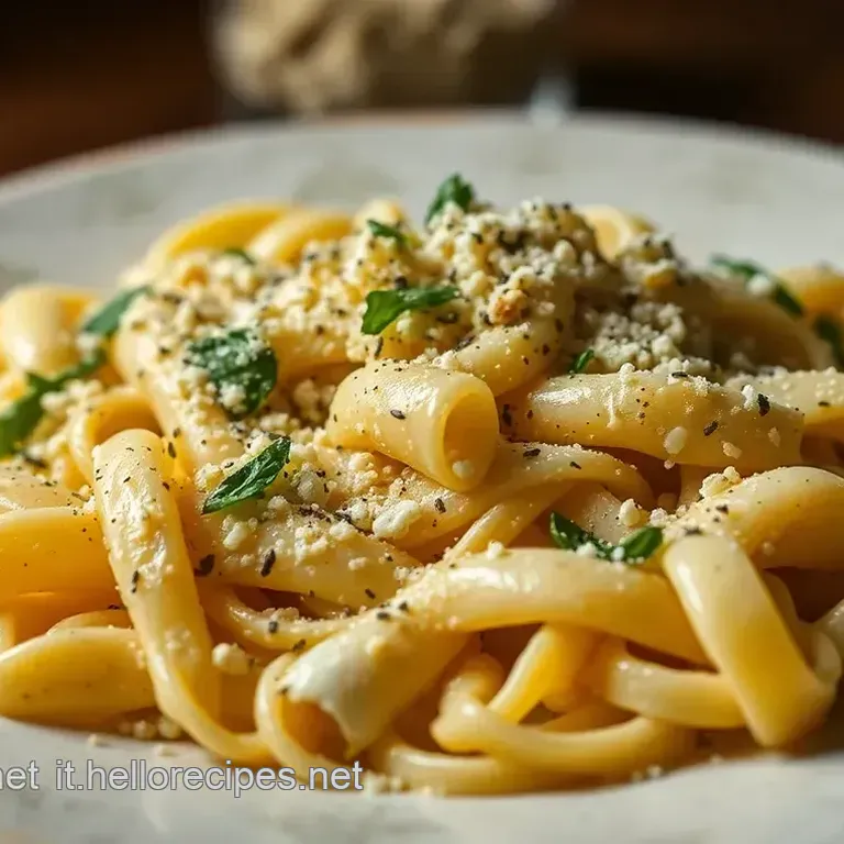 Cavatelli Cacio e Pepe