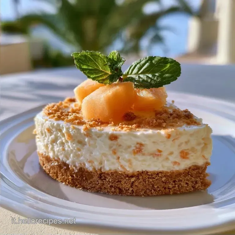 Cheesecake Al Melone Con Mascarpone