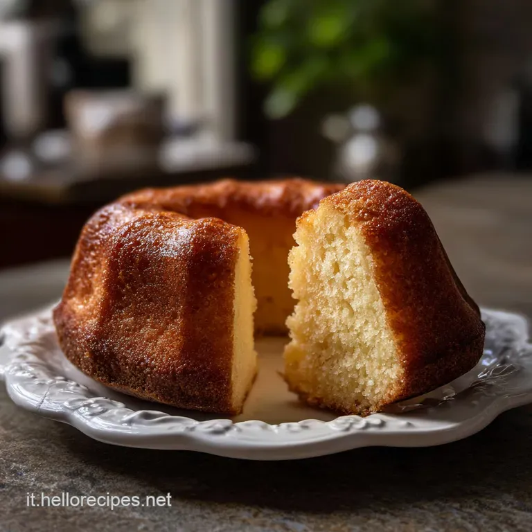 Il Vero Ciambellone Del Bar Fatto in Casa presentation
